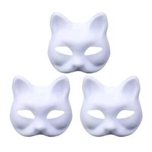 Dcbeduff DIY Blank Fox Cat Masks