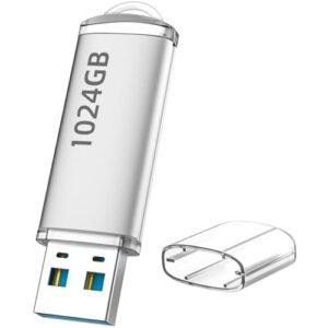 Geshenhansen USB Stick USB 3.0 High Speed Memory Stick Waterproof USB Flash Drive Portable Thumb Drive with Dust Cap Mini Pen Drive for Laptops