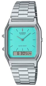 Casio Unisex's Analogue-Digital Quartz Watch with Stainless Steel Strap AQ-230A-2A2MQYES