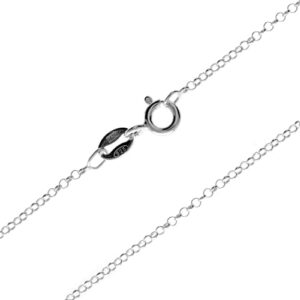 SilverAmber Jewellery UK - Sterling Silver 14" 16" 18" 20" 24" 28" 32" 36" 40" Inch Delicate Italian Curbs