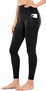 OVRUNS Yoga Pants for Women - High Waist Gym Leggings Tummy Control Workout Running Exercise Gym Fitness Leggings with Pocke