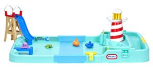 Little Tikes Splash Beach Water Table Splash Pad - Includes Fun Features & Accessories - Compact Foldable Design for Travelling and Easy Storage - Great Gift for Kids Ages 2+ Years