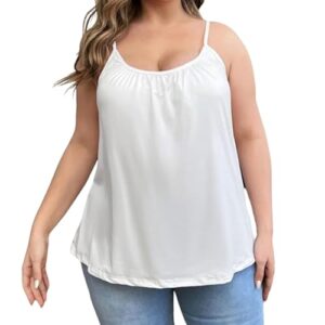 GYZXHK Womens Loose Camisole Top with Built in Padded Bra,Comfort Casual Padded Camisole