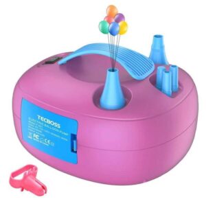 AJ STAR Electric Balloon Pump - Portable Dual Nozzles - (AC220-240V 600W) Powerful Tools - Balloon Pump For Birthday Decoration & Party Decorations