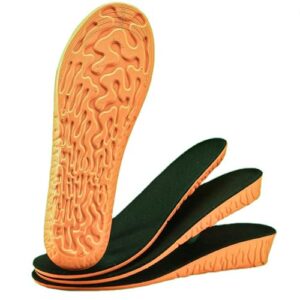 Goofort Hi-Boost Height Increase Insoles Light Foam Insoles for Women Men Cloud Shock Absorbing Cushion Insoles