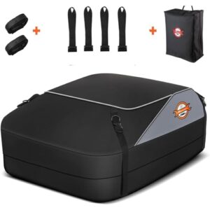 Sailnovo Roof Bag Roof Box 15 Cubic/ 430L Waterproof 1000D Car Roof Bag