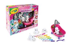 CRAYOLA Washimals Colour and Wash Pets Playset - Creative Colouring Crafts Kit