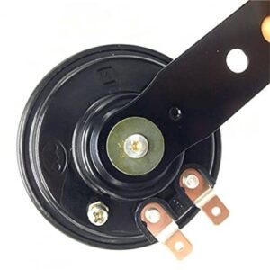 Universal Horn Loud Motorbike horn 12V 1.5A 105dB Electric Air Horn Waterproof Trumpet for ATVs cars and Motorcycles Scooter Moped horn Waterproof - Balck