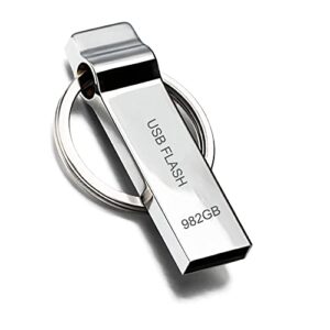 Memory Stick USB 3.0 USB Flash Drive High Speed USB Stick Metal USB Drive with Keychain for PCs/Laptops/Computers Data Storage