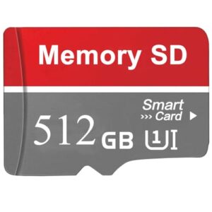 Niowoaf TF Card 512GB - 512GB Memory Card Waterproof Memory Card Suitable for Cameras