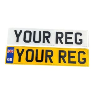 Standard Number Plate - Pair
