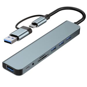 USB C Adapter 8 in 1