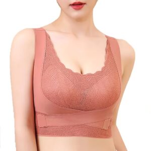 Front Cross Side Buckle Lace Bras