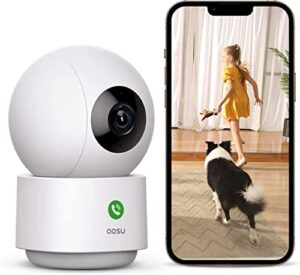 AOSU 2K QHD Indoor Camera with Motion Tracking