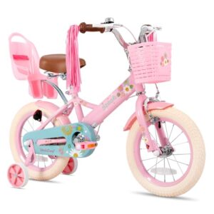 STITCH Little Daisy 12/14/16 Inch Kids Bike for 2-7 Years Girls. Kids Bicycle with Basket & Bike Streamers & Stabilisers
