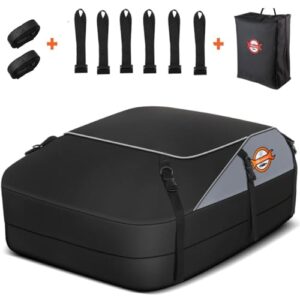 Sailnovo Roof Box Roof Bag 580L/20 Cubic Waterproof Car Roof Bag with 6 Door hooks