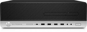 HP Elitedesk 800 G3 SFF Desktop i5 7500 3.40 GHz 16GB RAM 512GB NVMe M.2 SSD Intel HD Graphics 630 Win 10 Pro MAR (Renewed)