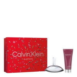 Calvin Klein Women's 2-Piece euphoria Gift Set including an Eau De Parfum 50ml and Body Lotion 100ml