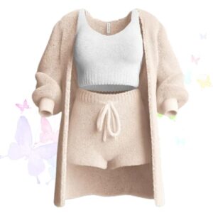 Jeeeun Misscosy Knit Set 3-Piece