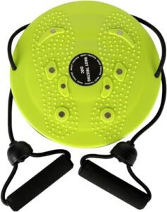 Waist Whisper | Waist Whisper Exercise | Body Shaping Waist Twisting Disc | Weight Whisper | Core Workout Equipment for Exercise Waist Twisting Disc with Resistance Band Full Body