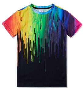 Belovecol Boys Girls 3D T-Shirt Cool Crewneck Short Sleeve Graphic T Shirt Summer Tee Shirts for Kids Teens 6-13 Years