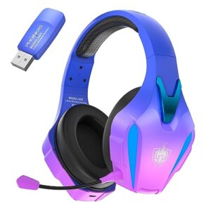 PHOINIKAS Wireless Gaming Headset for PS4 PS5 PC Switch