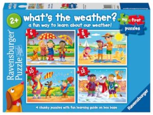Ravensburger What's The Weather? My First Jigsaw Puzzles for Kids 2 Years Up (2