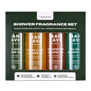 ManCave Men's Ultra-Premium Shower Gel Fragrance Gift Set