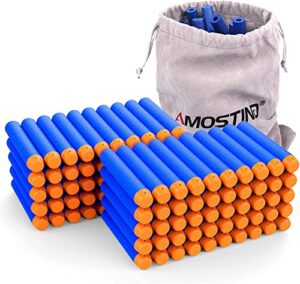 AMOSTING 100PCS Refill Foam Darts for Nerf N-Strike Elite 2.0 Series