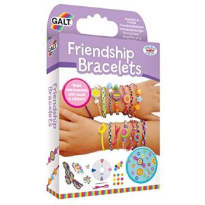 Galt Friendship Bracelets - Jewellery Making Craft Kit for Kids and Activity Pack for Girls and Boys - Colourful Threads