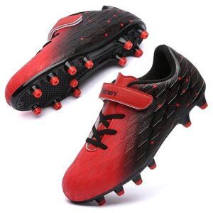 Boys Football Boots Shoes Kids Girls FG/AG Soccer Athletics Training Sport Running Shoes Profession Competition Teenager Indoor Outdoor Cleats Sneakers for Unisex