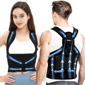 WellSync Back Support Brace Posture Corrector for Women Men