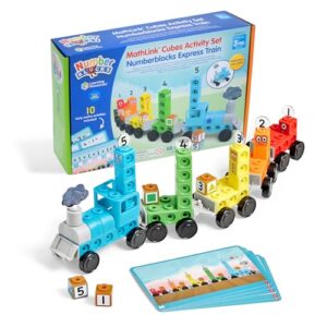 Learning Resources HM96094-UK MathLink Cubes Activity Set Numberblocks Express Train