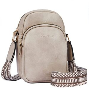 BOSTANTEN Crossbody Bag For Women Leather Small Crossbody Purse Cell Phone Wallet Purses Should Bag