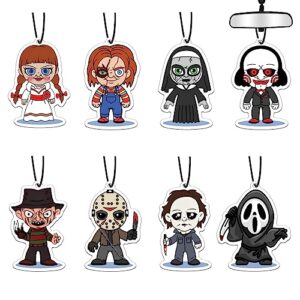 Car Air Fresheners Horror Movie Gifts Merchandise Classic Character 8 PCS