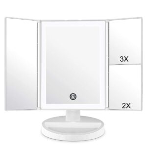 WEILY Makeup Vanity Mirror with LED Lighting and Touch Screen