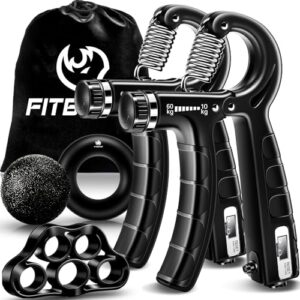 FitBeast Hand Grip Strengthener Workout Kit (5 Pack)