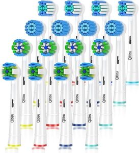 Qitizu Toothbrush Head Compatible with Braun Oral B Electric Toothbrush