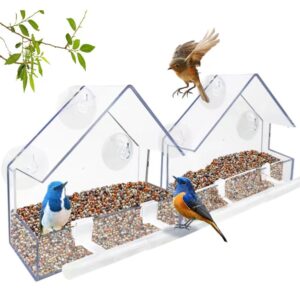 WLLKOO Window Bird Feeder 2 Pack