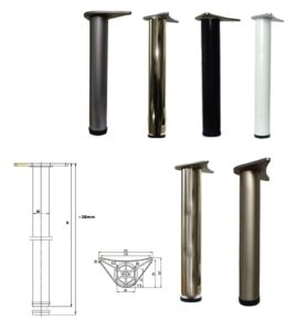 Adjustable Breakfast Bar Worktop Support Table Kitchen Leg 710/820/1100 mm (1100mm