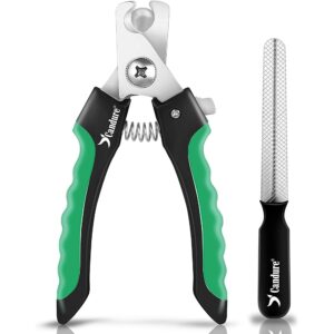 CANDURE Dog & Cat Nail Clipper Stainless Steel Cat Claw Trimmers for Rabbits