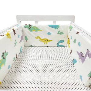 Aocase Baby Cot Bumper Bed Bumper One Piece Anti Collision Bed Bumper for Children Soft and Comfortable Edge Protection Baby Cot Bumper