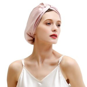 ZIMASILK 22 Momme 100% Mulberry Silk Sleep Cap for Women Hair Care