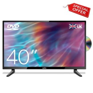 Cello ZF0204 40” inch Full HD LED TV with Built-in DVD player and Freeview HD Built in Satellite receiver 3 X HDMI and USB 2.0 to record Live TV Made in the UK            [Energy Class F]