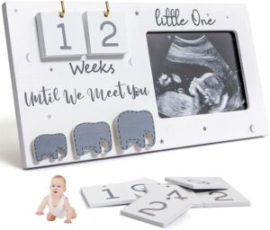 Baby Scan Photo Frame with Countdown Weeks