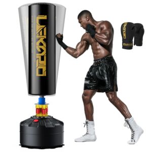 LEKÄRO Free Standing Punch Bag with Boxing Gloves
