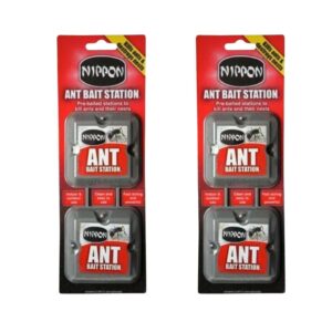 2 x Nippon Ant Bait Station Twin Pack-Ant Traps used for both Indoors & Outdoors