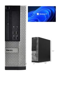 Window 11 Pro Optiplex Core i5 Series Desktop Small Form Desktop Tower PC (Intel Quad Core I5 4570