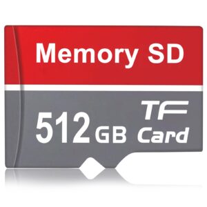 Ultra TF card 512GB-High Capacity Memory Card 512GB Waterproof TF Card Support for Dash Cam
