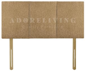 Serenity Headboards Divan Bed Headboard Alton Chenille 20 inch Height Padded Paneled Headboard (Caramel